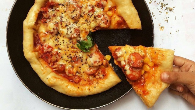 bahan membuat pizza teflon